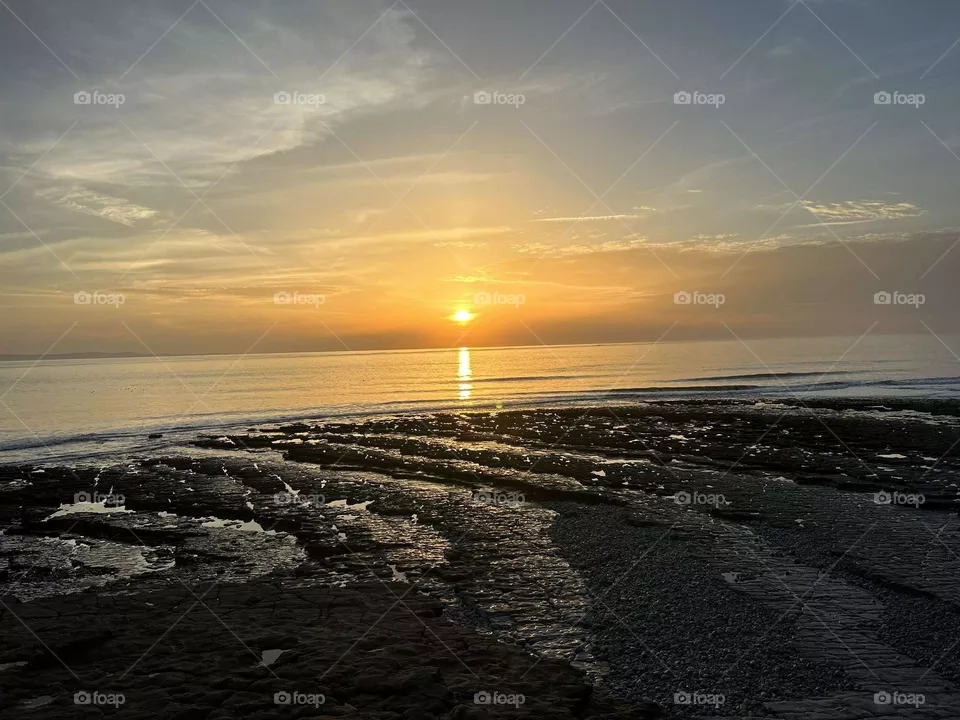 Ocean sunset