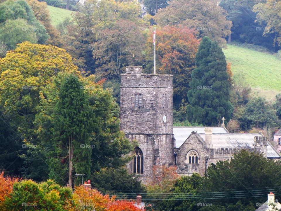 This church is situated up a hill surrounded by trees. Quite a steep walk to access it.