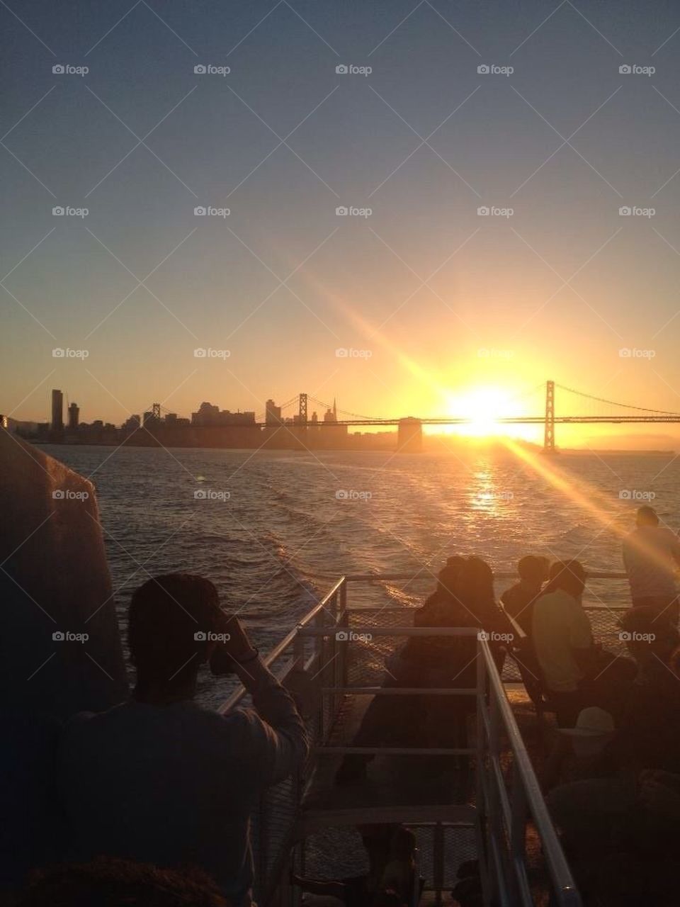 San Francisco Bay Area ferry ride.