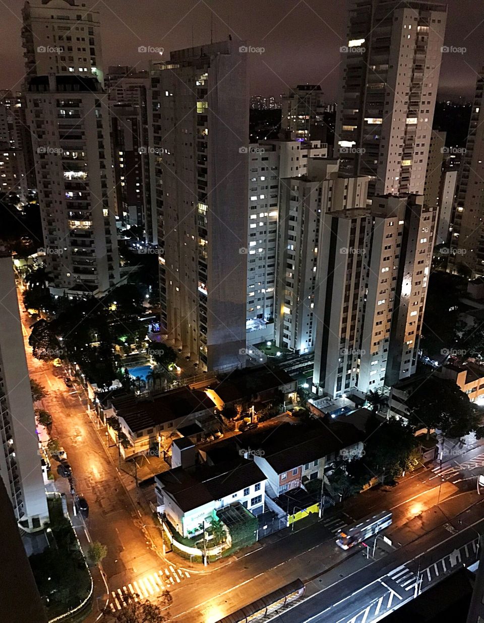 Pennsylvania street seen from the top, in São Paulo - SP, Brazil.