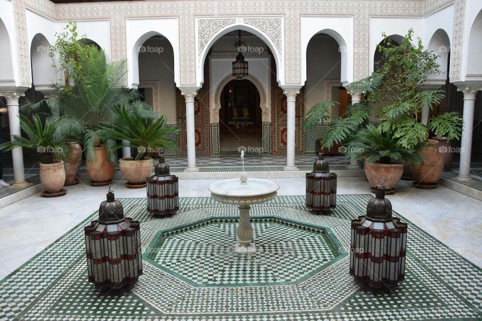 Spotted in La Mamounia hotel in Marrakech 