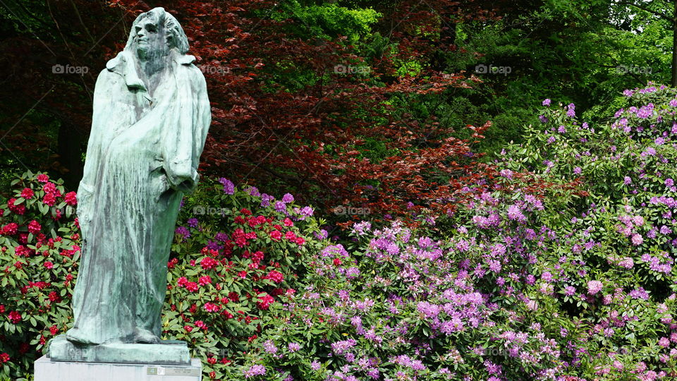 Art in a park in Antwerp