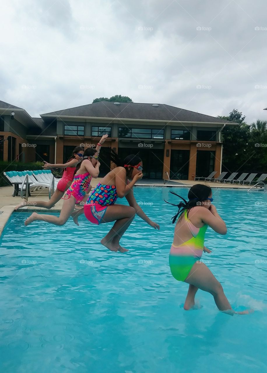 girls leap of faith