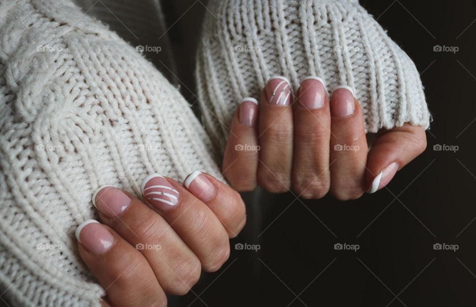 Female hands