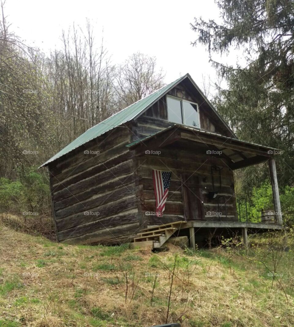 Old American Cabin