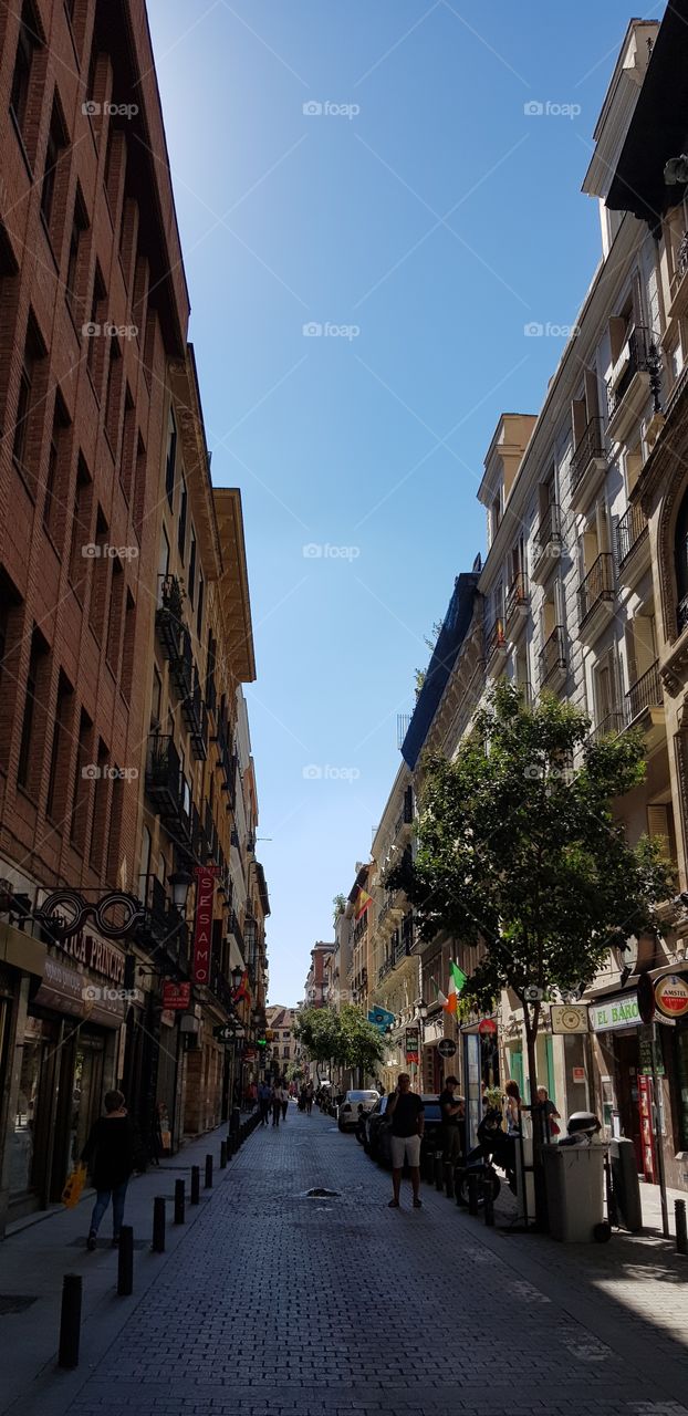 Street view from Madrid