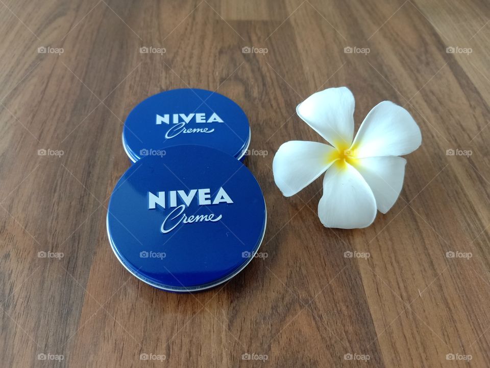 Beautiful Flower with NIVEA