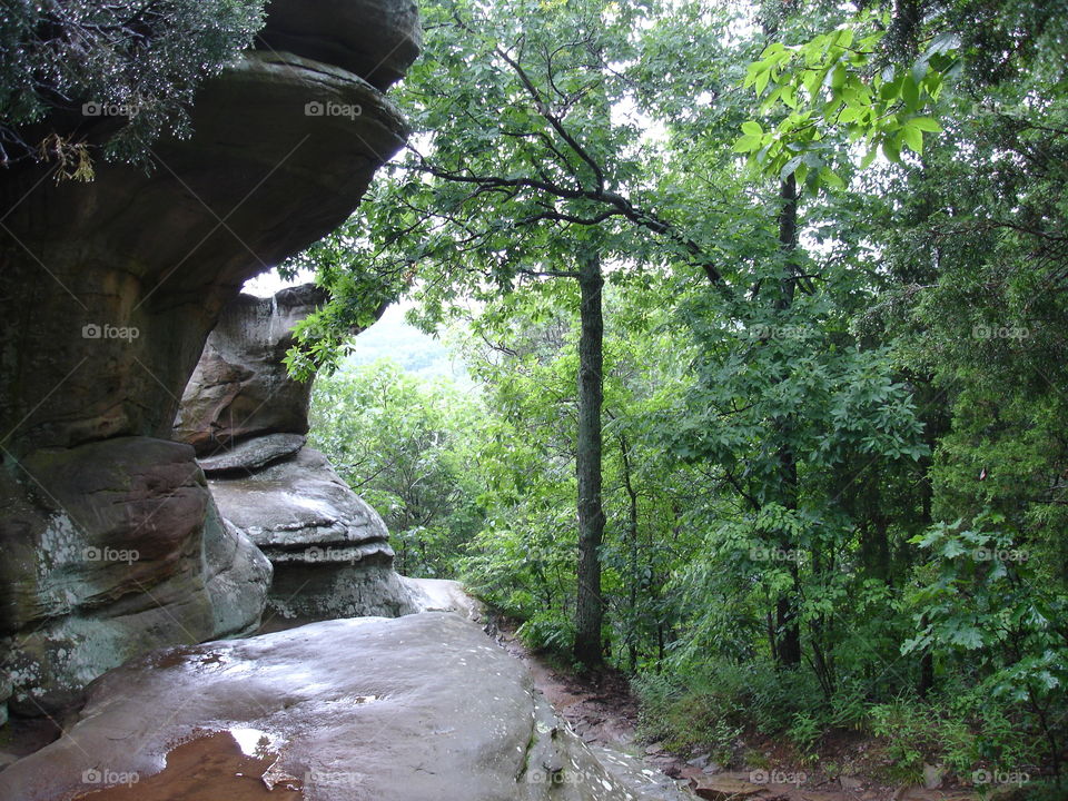 garden of the gods. state park in Illinois