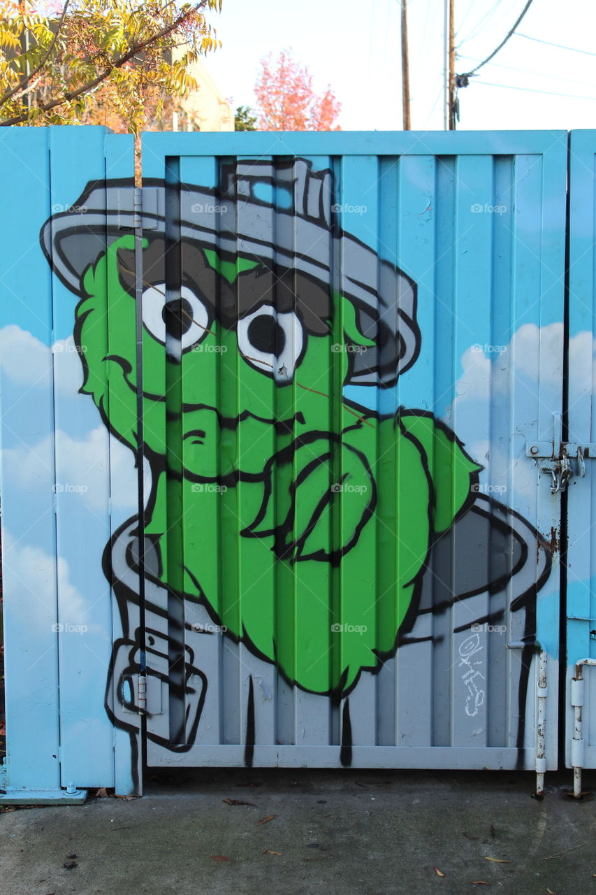 green graffiti