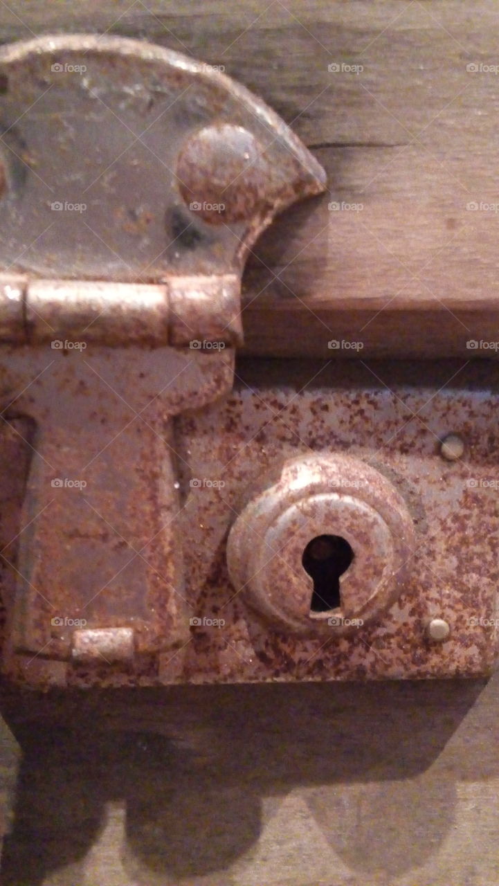 rusty lock