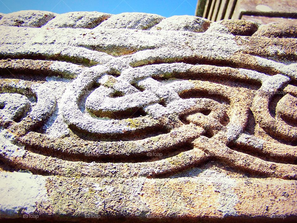 Ireland: Celtic Knot in Stone