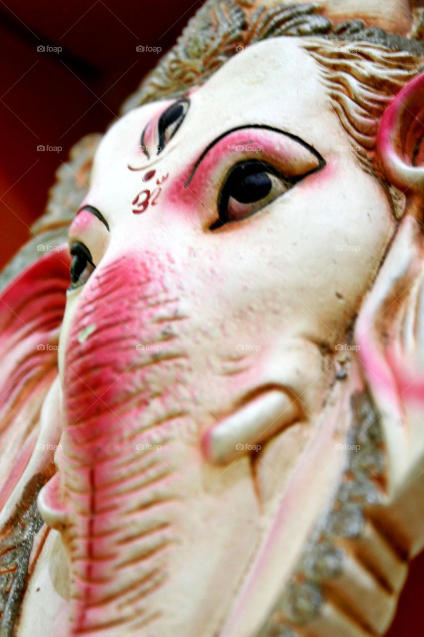 Face Of Lord Ganesh...