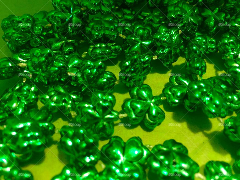 Green beads