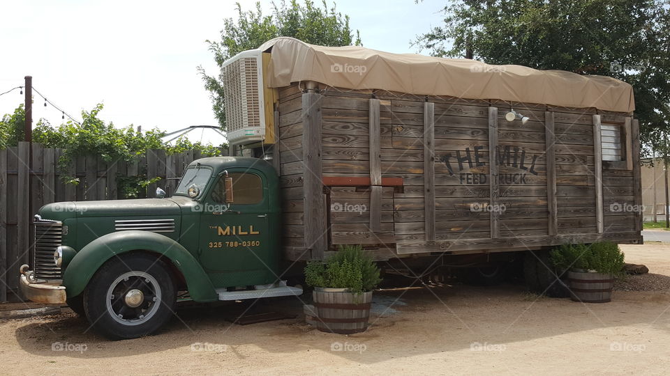 old mill truck