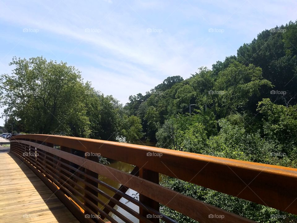 Pedestrian Bridge View