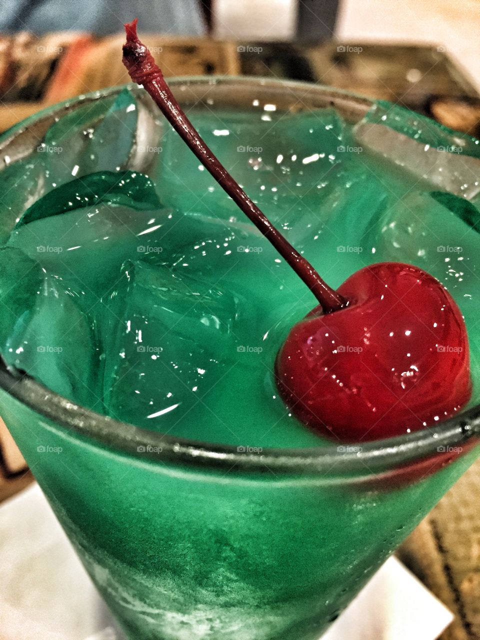 Green cocktail 
