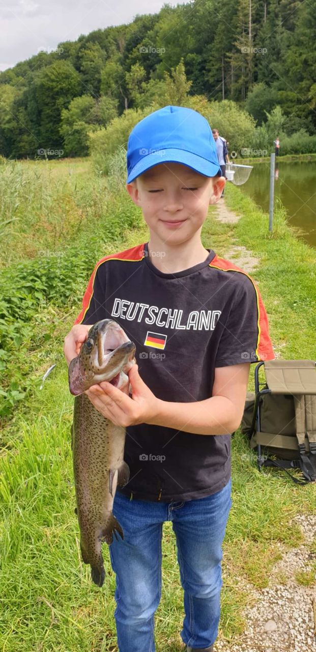 Meine erste Fische Forell