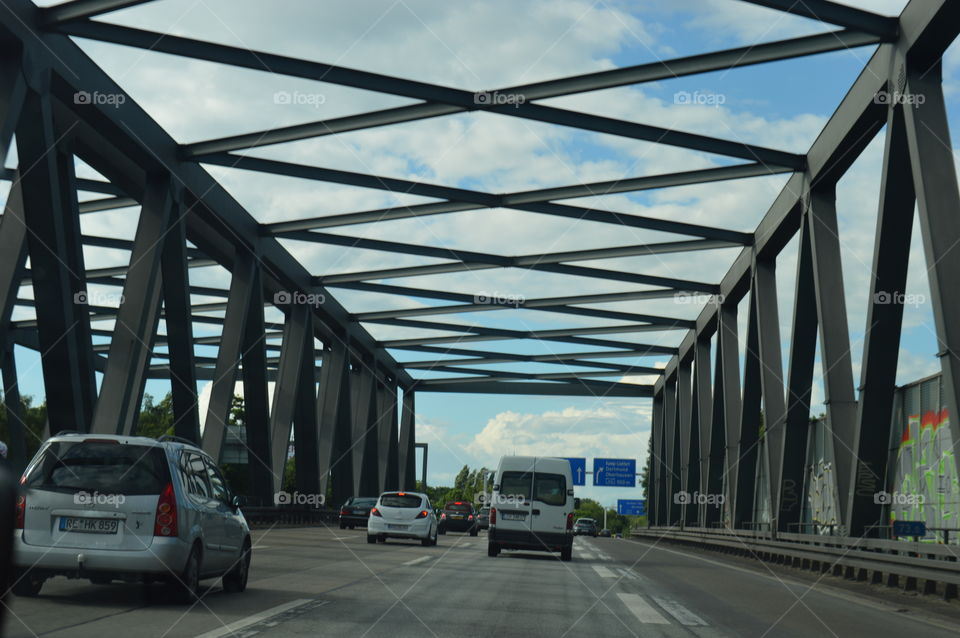 view from a car