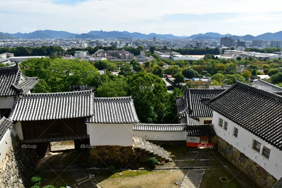 View of the city from the castle