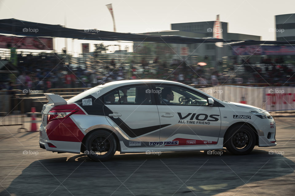 Toyota vios drift show