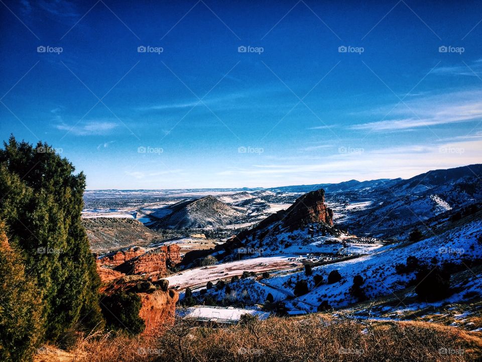 View of Red rocks amphitheater