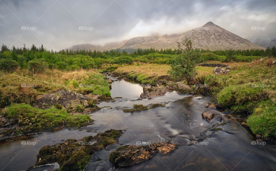 Connemara National park in county Galway, Ireland