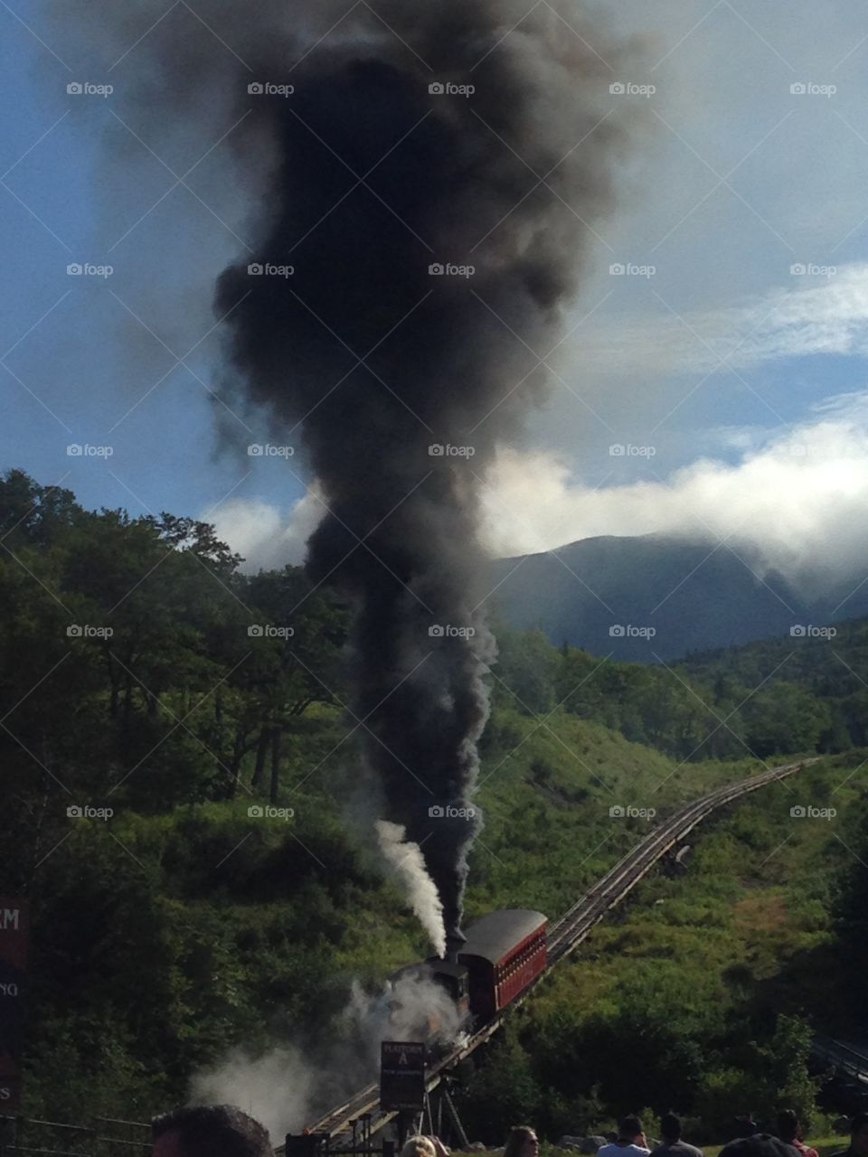 Mount Washington steam engine 