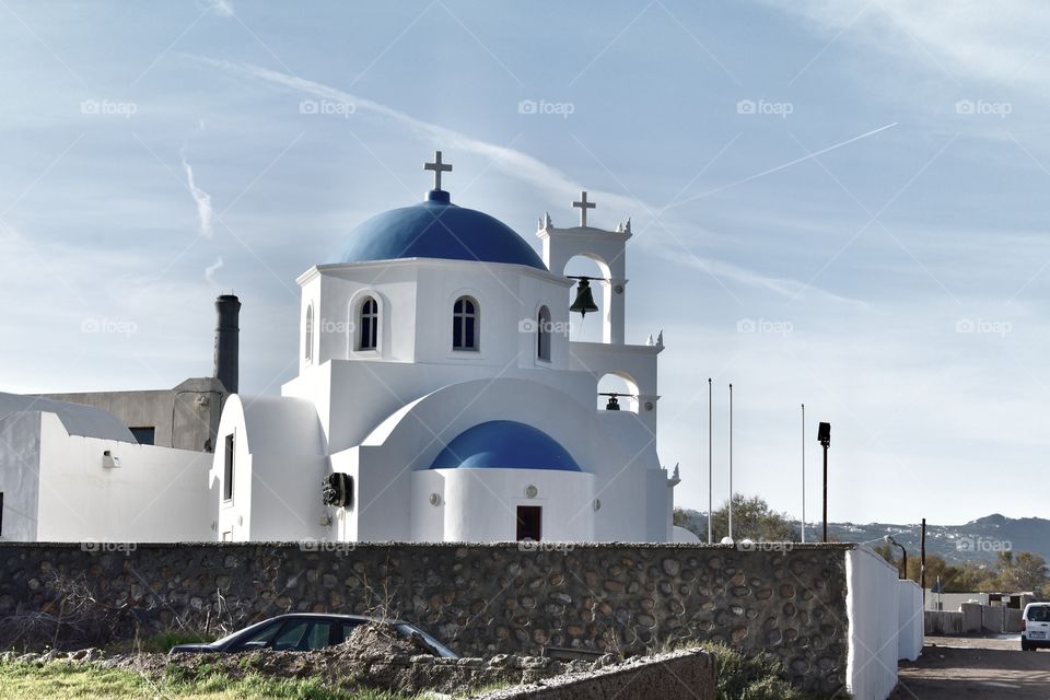 church in Santorini