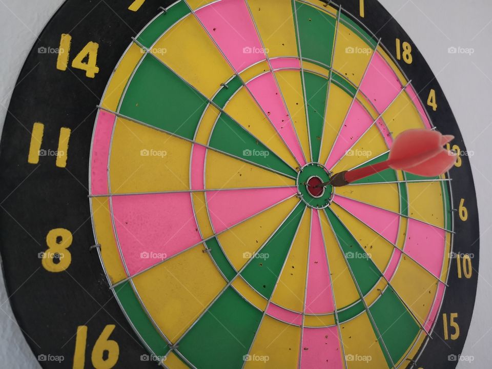 Target with darts