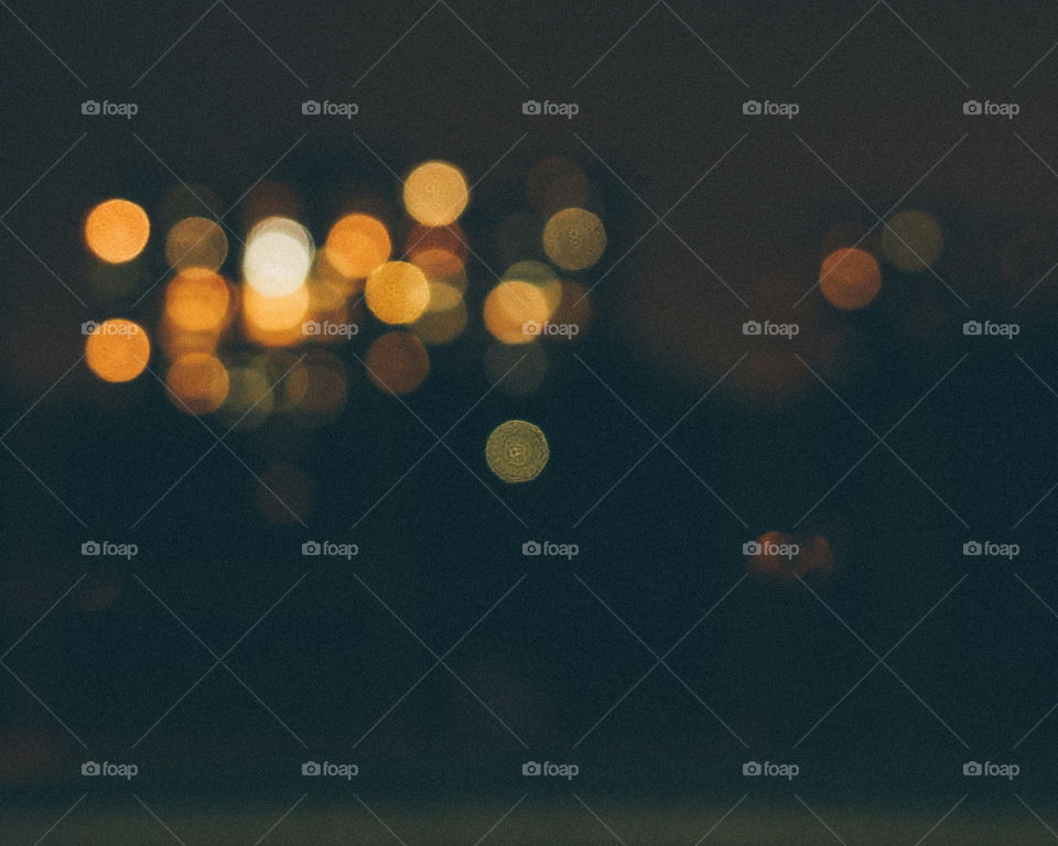 out of focus city urban bright lights