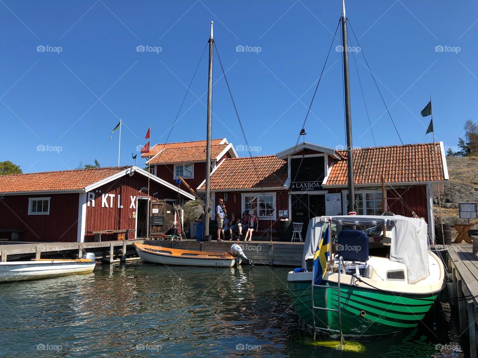 Picturesque sea village