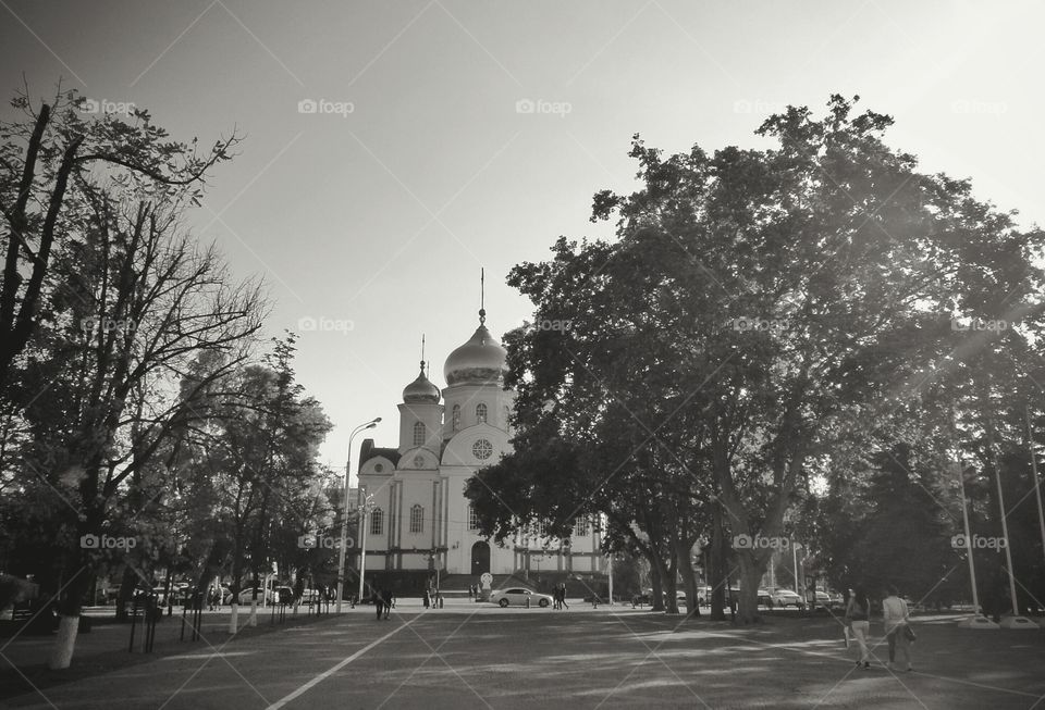 Orthodox Church. Orthodox church named after Alexander Nevsky