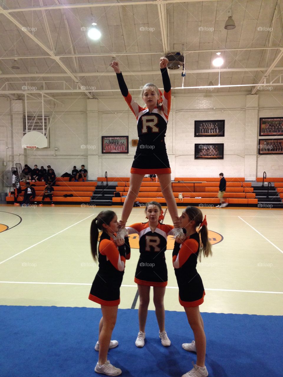 Rocket cheerleaders
