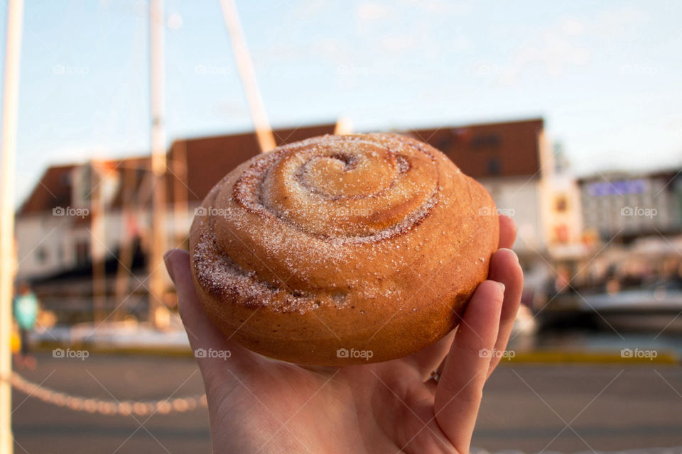 Cinnamon bun in Norway 