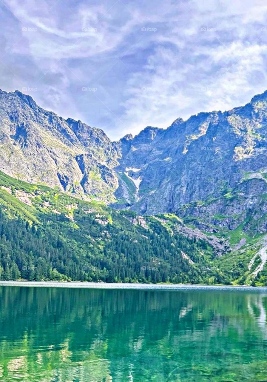 most beautiful and attractive view of the mountain.