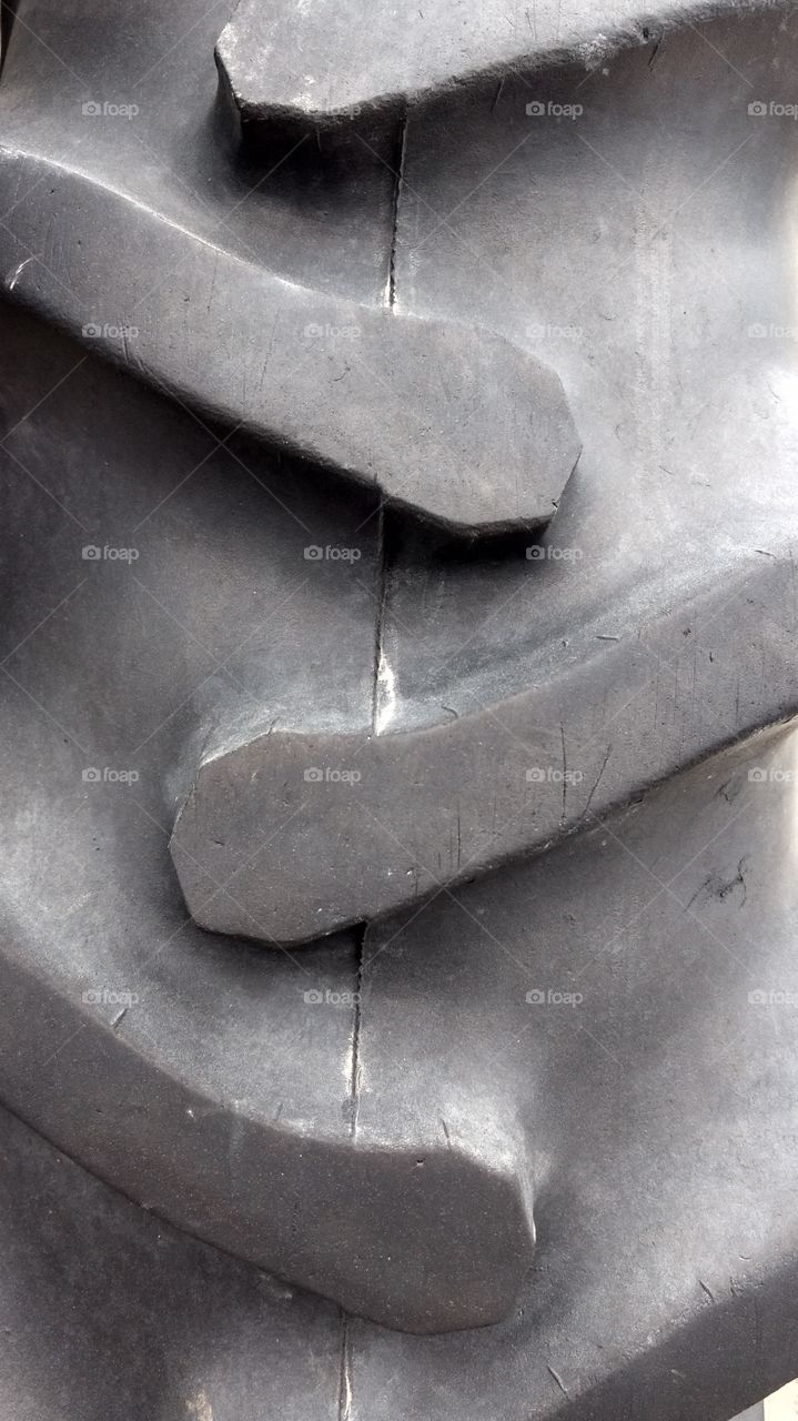 Full frame of tire texture