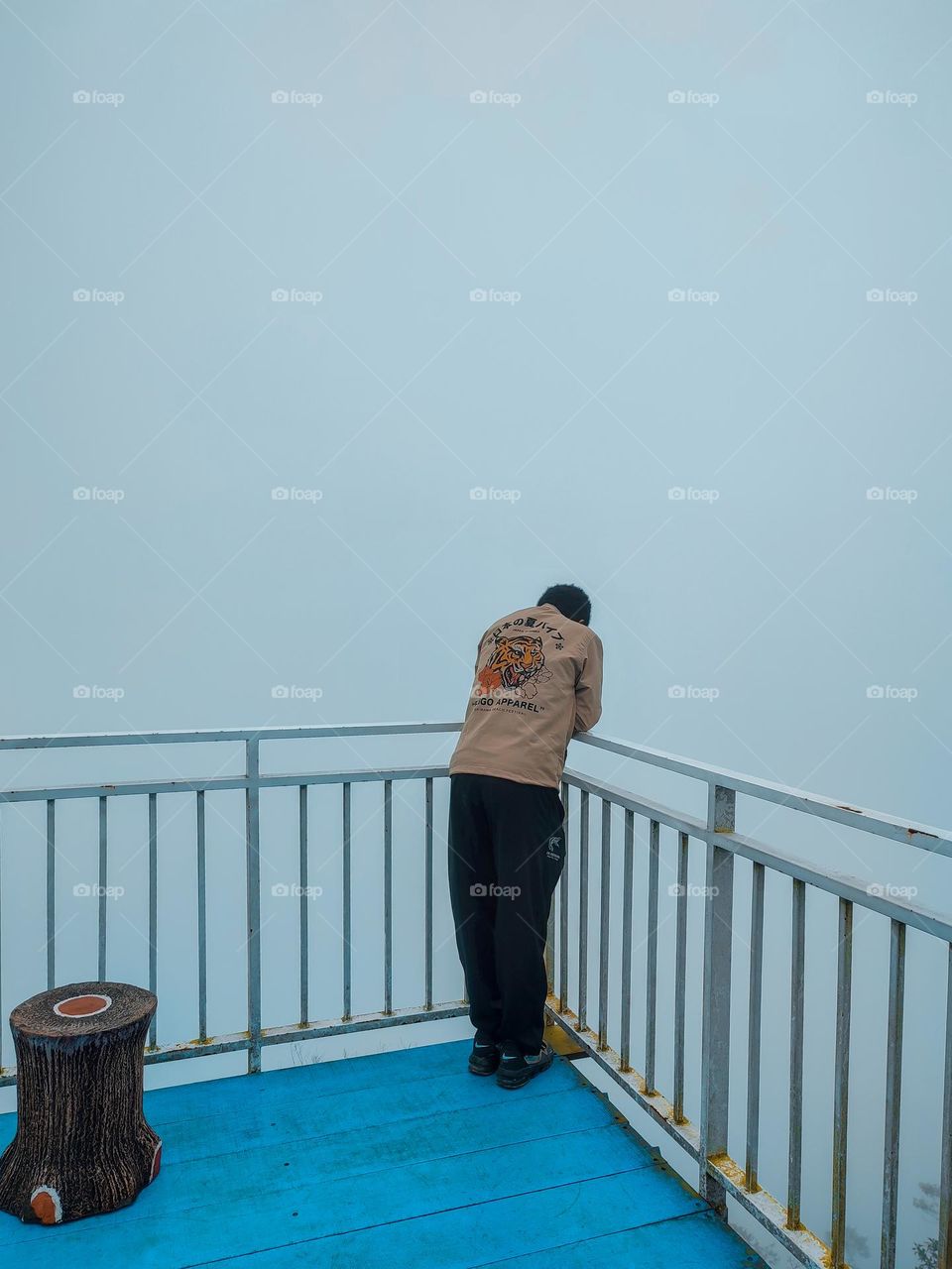 a man standing there thinking about something.