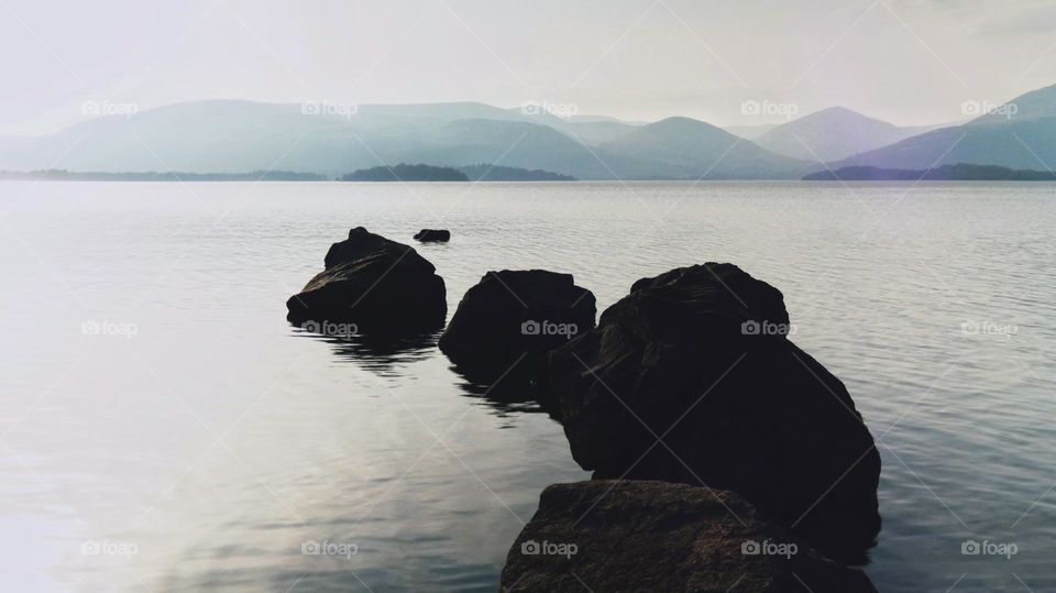 Simple rocks in smooth water