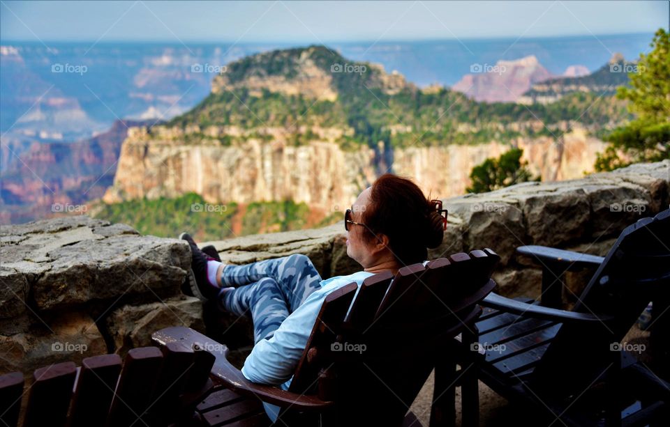 enjoy the vacation in the mountains