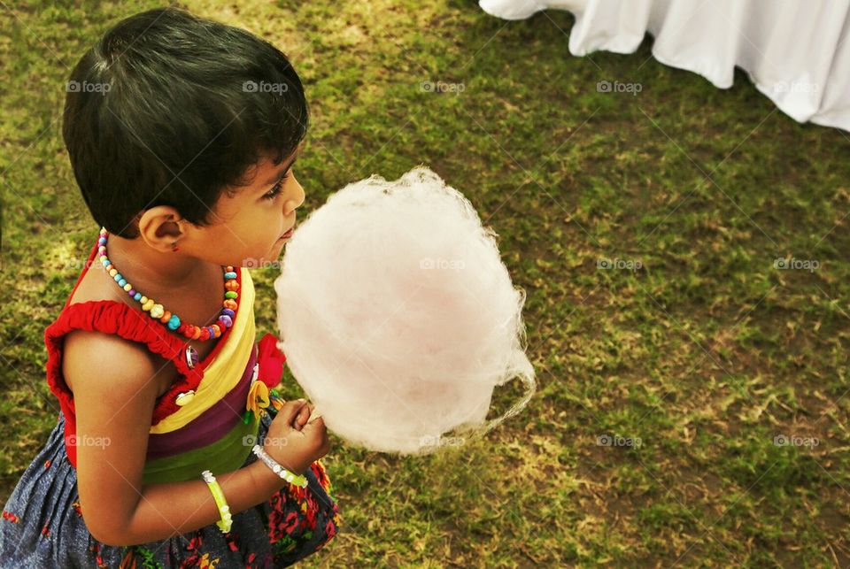 cotton candy girl