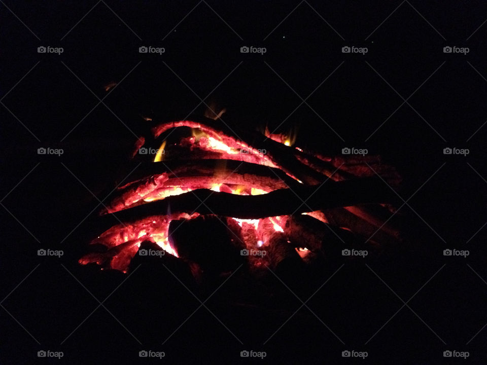 night bonfire by mrclaske