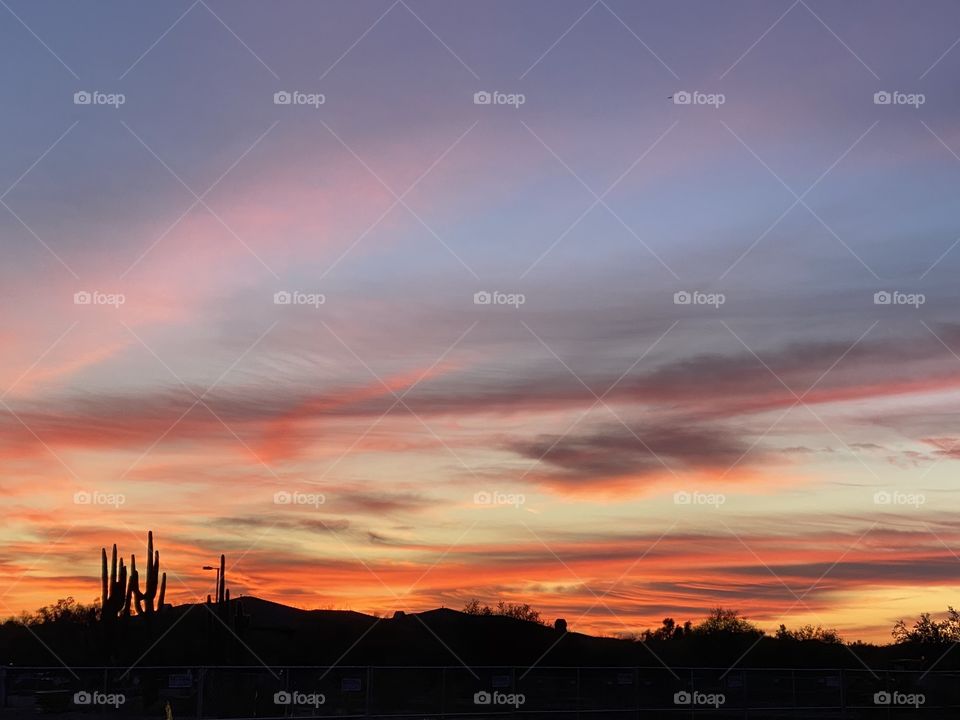 Beautiful Arizona sunset 