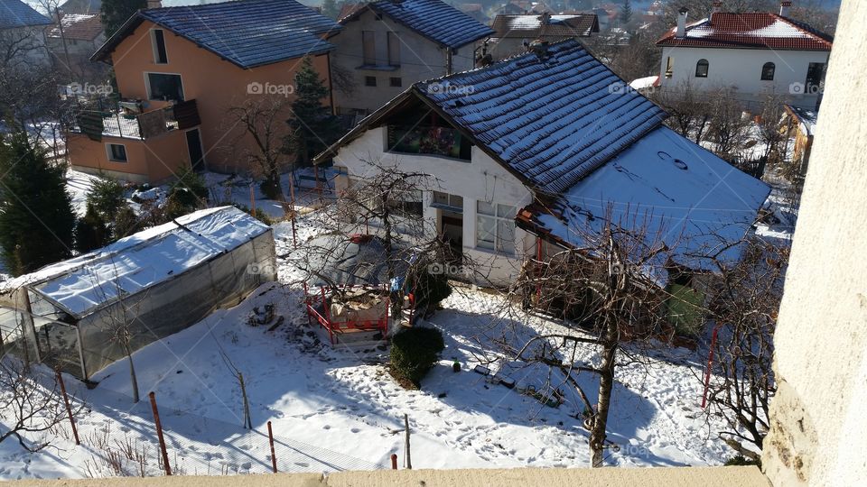 Snow, Winter, Cold, Weather, House