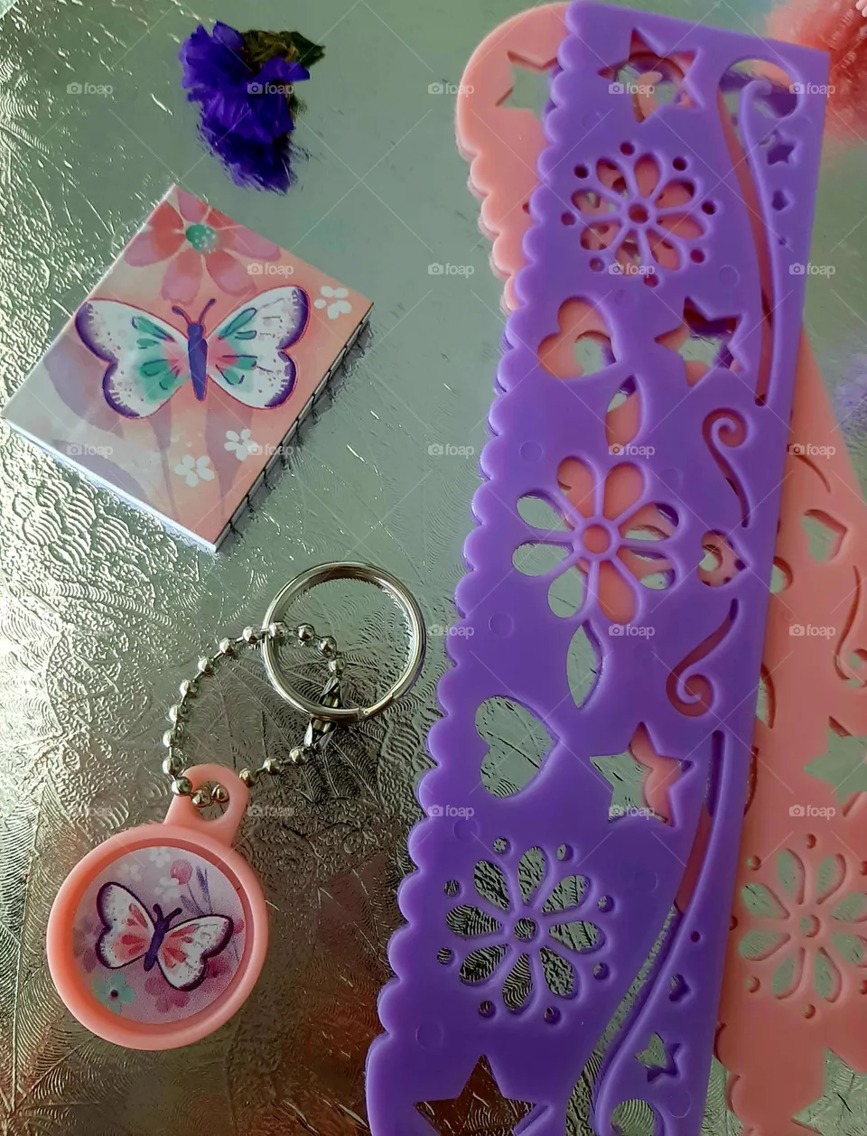 Pink and purple