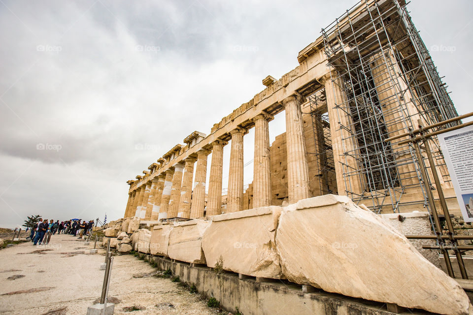 Pantheon in progress 