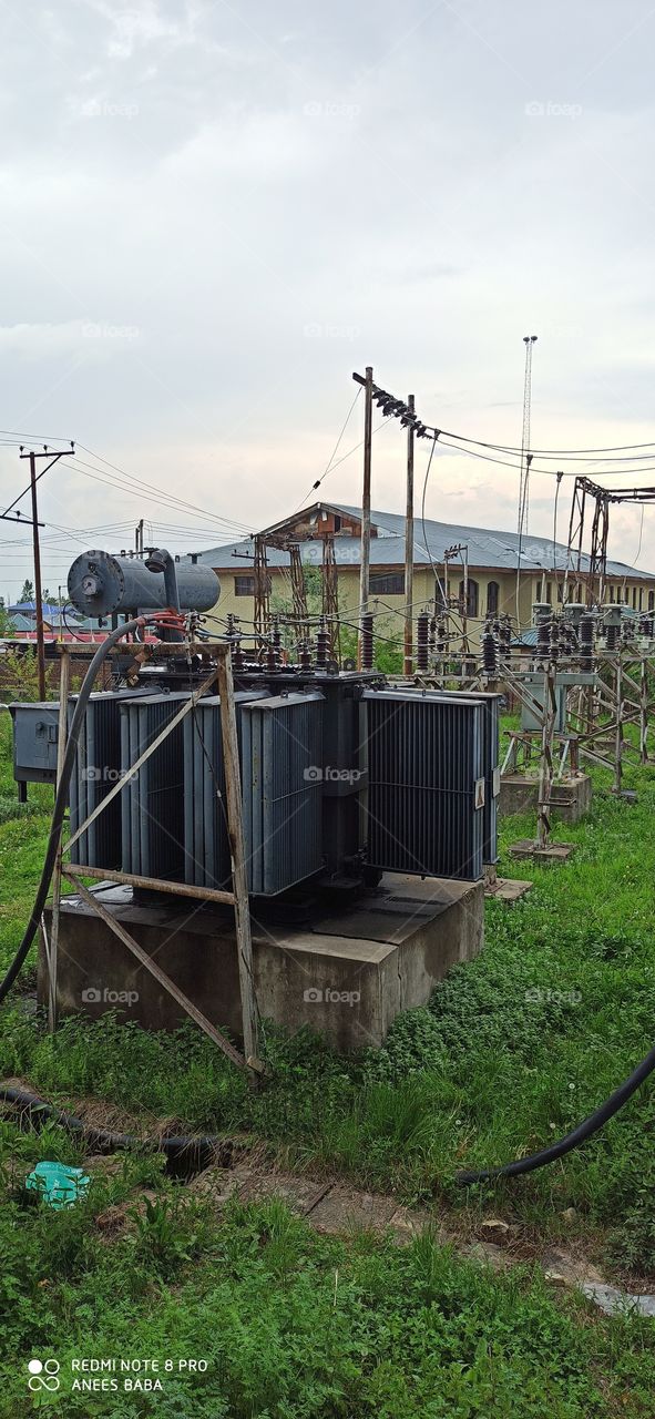 A part of / 2nd  33kv bay  & 6.3MVA (33kv / 11Kv -3ph ; 50Hz) Power Tranformer at Power Recieving Sub station in Our area(Kashmir Valley) being Supervised by me as an Engineer...