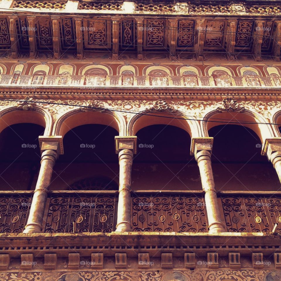 Heritage building in Rajasthan.