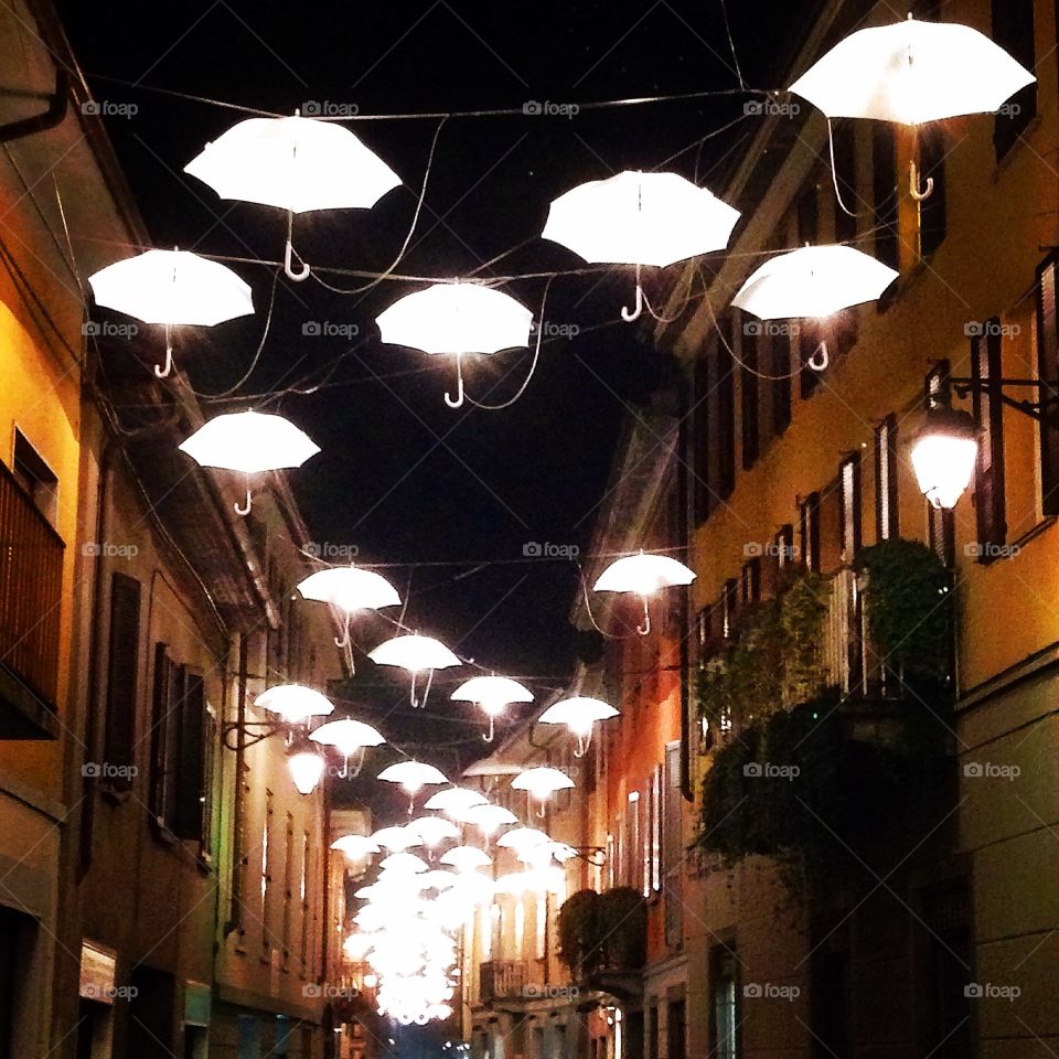 Lights in Treviglio