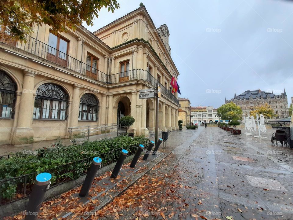 Parking de bicicletas del ayuntamiento de León