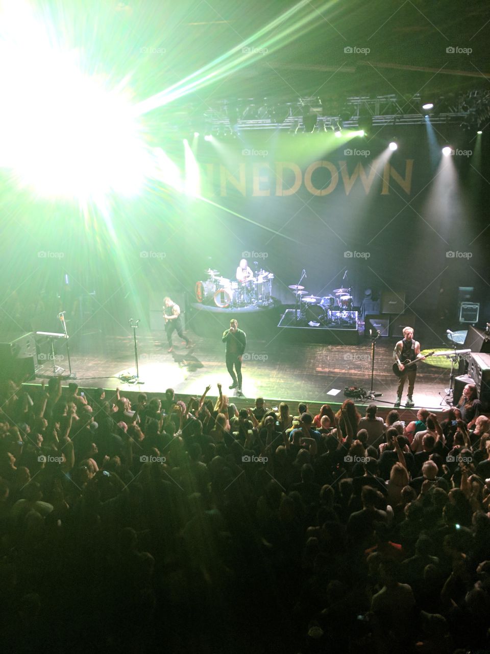 Shinedown concert at the House of Blues, Orlando, FL 12/29/2018